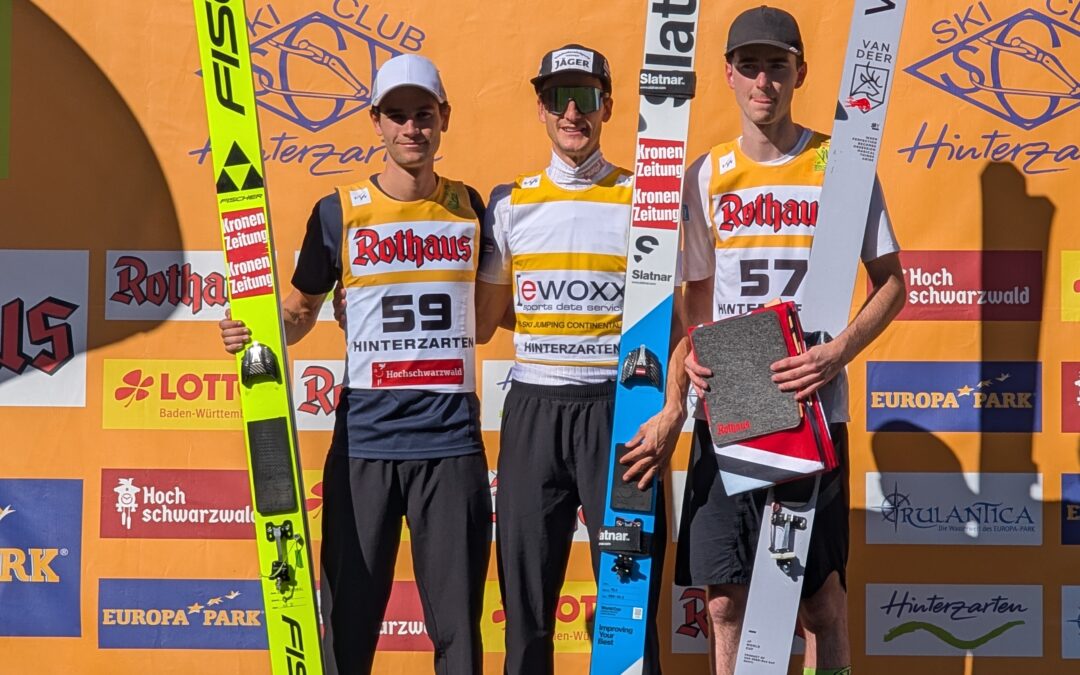 Hinterzarten: Clemens Aigner gewinnt beide COC-Springen