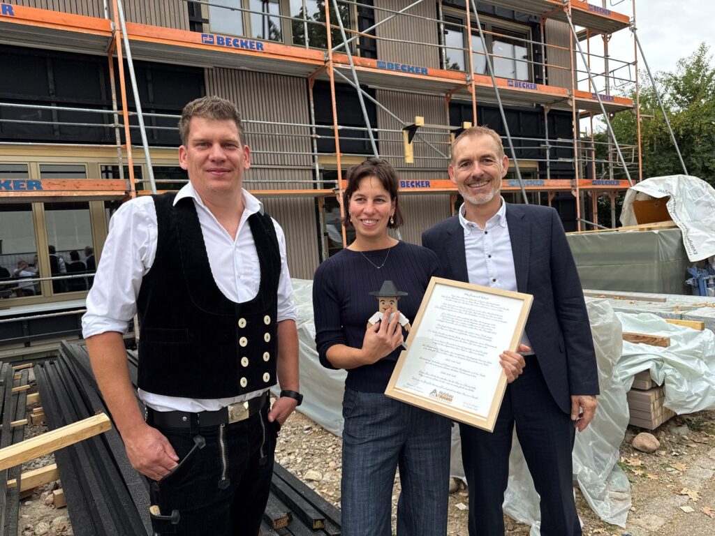 Richtfest in Lörrach-Haagen: Neue Kita für 65 Kinder nimmt Form an
