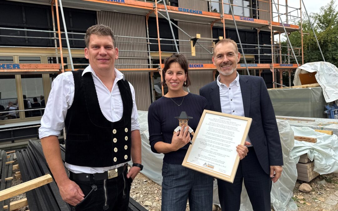 Richtfest in Lörrach-Haagen: Neue Kita für 65 Kinder nimmt Form an