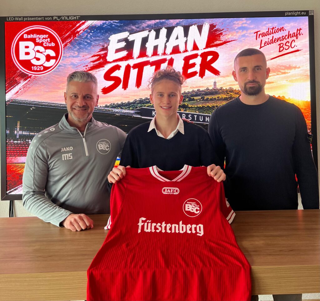 Bahlinger SC verlängert mit 18-jährigem Torjäger Ethan Sittler