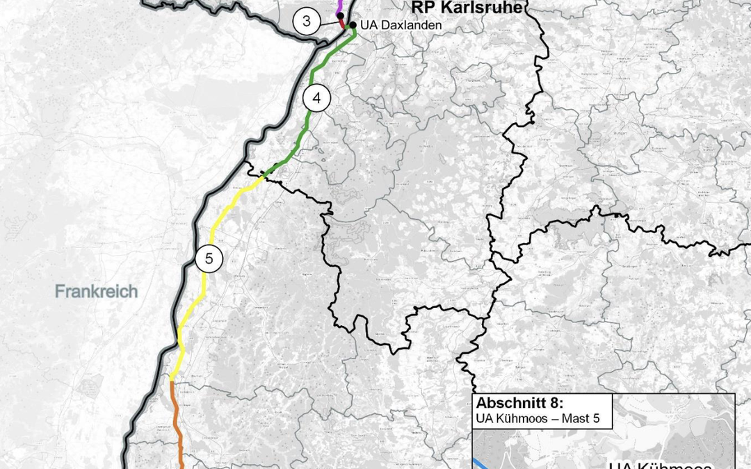 Rickenbach: Ausbau der 380-kV-Stromleitung genehmigt