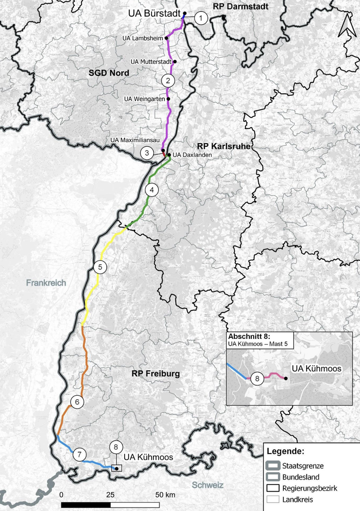 Rickenbach: Ausbau der 380-kV-Stromleitung genehmigt