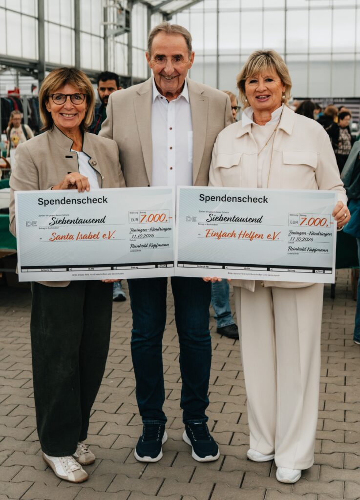 Köndringen: Unternehmer spendet 14.000 Euro an Hilfsvereine von Mauritia und Marianne Mack