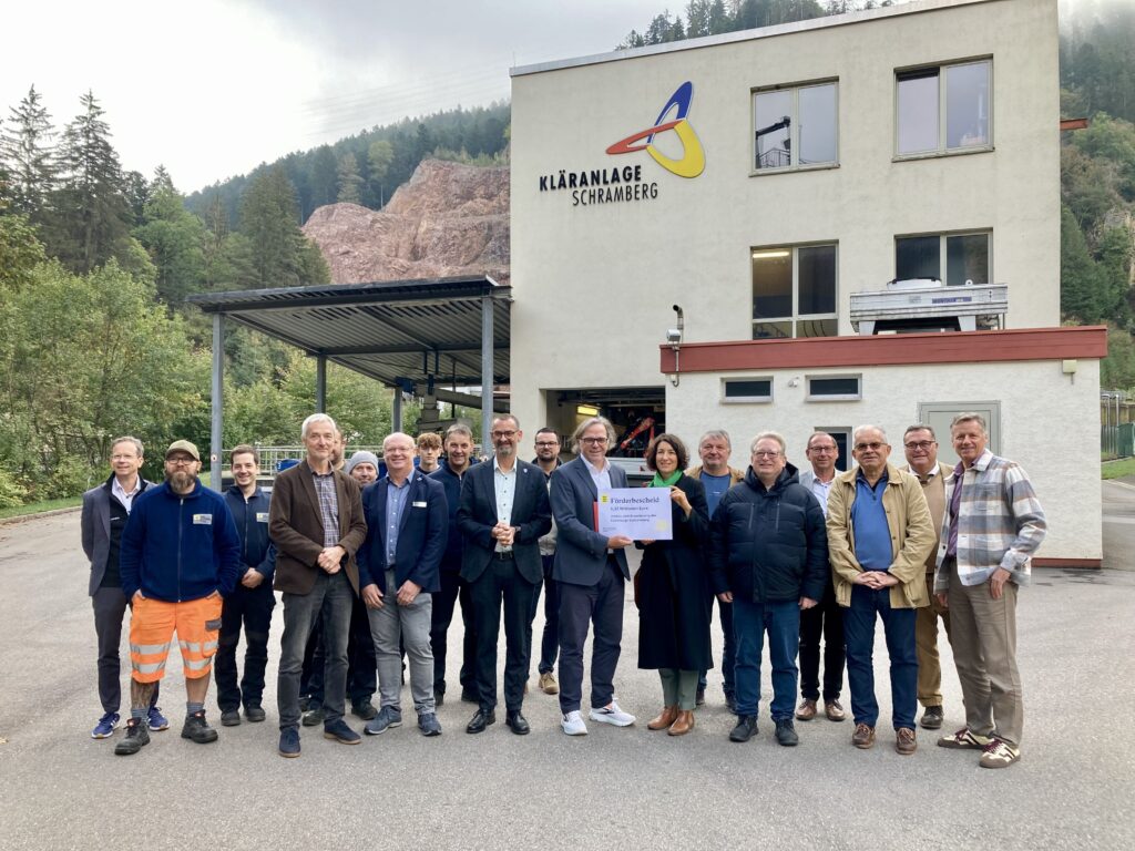 Schramberg: Millionenförderung für Umbau und Erweiterung der Kläranlage