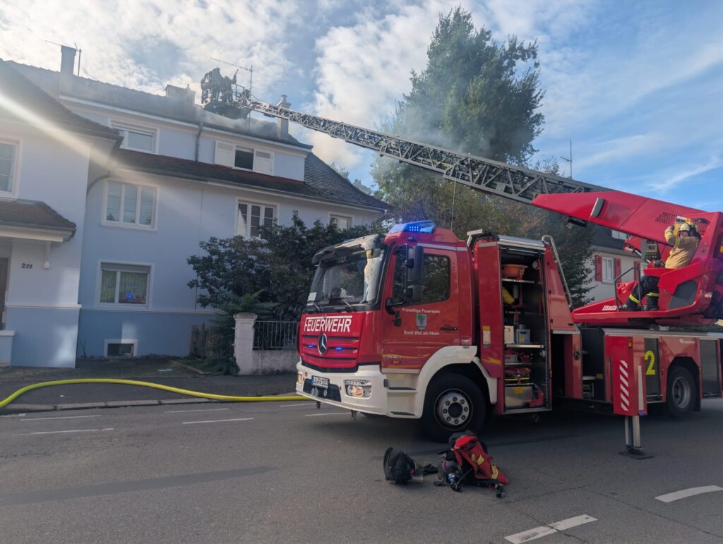 Weil am Rhein: 15 Bewohner verlieren vorerst Zuhause nach Brand in Hauptstraße